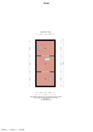 Floorplan - Ompertsestraat 17, 7045 AJ Azewijn